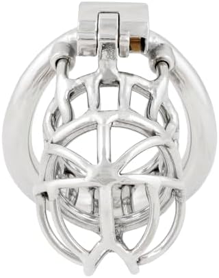 Ternence Male Chastity Device 304 Stainless Steel Ergonomic Design Heavy-Duty Model Chastity Cage Closed Ring Chastity Belt Adult Game Sex Toy X050 50mm