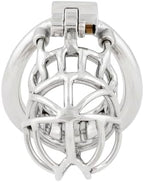 Ternence Male Chastity Device 304 Stainless Steel Ergonomic Design Heavy-Duty Model Chastity Cage Closed Ring Chastity Belt Adult Game Sex Toy X050 50mm