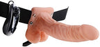 Pipedream Products Fetish Fantasy Series Vibrating Hollow Strap On with Balls, Flesh, 7 Inch, 13.3 Ounce