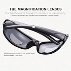 2 Pack Reusable Lenses Bifocal Liquid,Silicone Bifocal Reading Lens Stick-on Presbyopic Lenses Magnification L enses B ifocal Reusable 1.0-3.5,Stick-On Replacement Patch