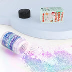 Iridescent Rainbow Edible Glitter - 5g Food Grade Cake Decorating Shimmering Glitter, Edible Sprinkle Luster Dust for Drinks, Chocolates, Fondant, Strawberries, Cupcakes, Candy, Easter Cookie - Vegan