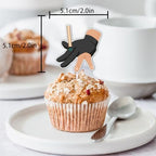 Glitter Dessert Cupcake Cheer to Sport Billiards Theme Decor Supplies Men Women Boys Girls Happy Birthday Decorations set 18pcs