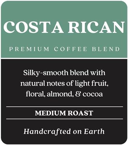 Copper Moon Medium Roast Whole Bean Coffee, Costa Rican Blend, 2 Lb
