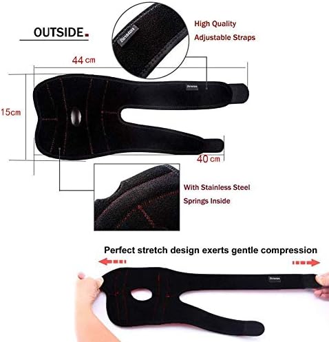 Senston Elbow Brace Adjustable Breathable Neoprene Elbow Support Arm Wrap Strap 1 Pack
