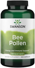 Swanson Bee Pollen 400 Milligrams 300 Capsules