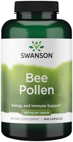 Swanson Bee Pollen 400 Milligrams 300 Capsules