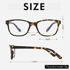 ZENOTTIC Kids Blue Light Blocking Glasses Anti Glare Lens Lightweight Frame Computer Eyeglasses for Boys and Girls
