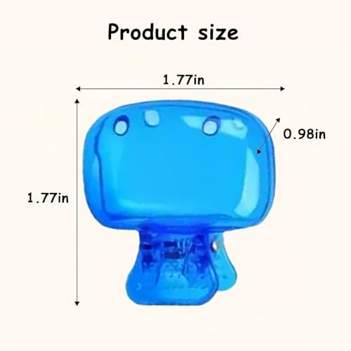 4 Pack Travel Toothbrush Head Covers Toothbrush Protector Cap Brush Pod Case Protective Portable Plastic Clip for Household Travel, Camping, Bathroom, School, Business
