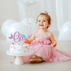Mermaid One Cake Topper, Summer Baby Girl's 1st Birthday, Oneder the Sea, Ocean Mermaid Theme 1st Birthday/Baby Shower Party Decorations for Kids