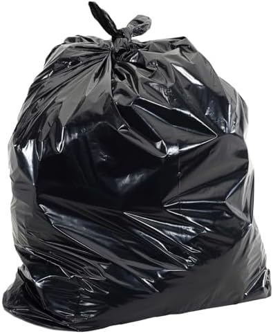 Ultrasac Heavy Duty 55 Gallon Black Trash Bags - (Value 50 Pack) - 1.5 MIL equivalent Industrial Strength Plastic 37" x 54" for 50-55 Gal Cans -Fits Toter, Rubbermaid Brute, Carlislie Bronco etc.