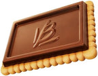 Bauducco Choco Biscuit Cookies Gift Tin – Crispy Chocolate-Covered Biscuits, Individually Wrapped for Snacking, Sharing, or Holiday Gifting, 5.7 oz (Pack of 9)