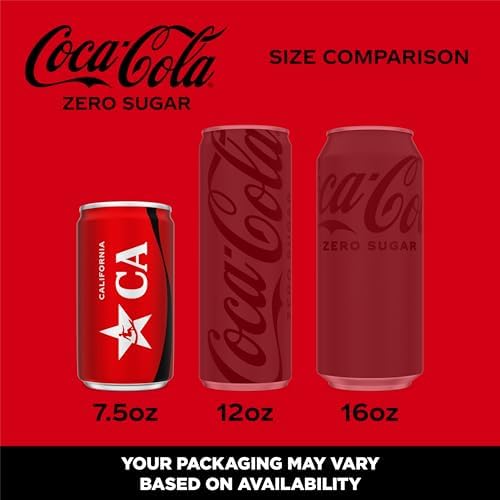 Coca-Cola Coke Zero Sugar Diet Soda, 10 Pack