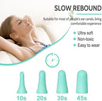 LYSIAN Ultra Soft Foam Earplugs for Sleep - 38dB Noise Cancelling Ear Plugs Perfect for Work, Travel & Shooting. Soundproof & Noise Reduction - 60 Pairs Value Pack (Water Blue)