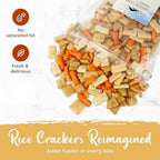 Oregon Farm Fresh Snacks Asian Rice Crackers Mix - Japanese Rice Crackers Snack Mix - Oriental Crunchy Savory Snacks (22oz)