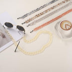 uxcell Eyeglass Chains for Women, Acrylic Eyeglass Holder Chains Adjustable Sunglasses Lanyards Holder Chain for Glasses