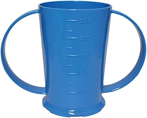 NRS Healthcare Blue Graduated 2 Handled Beaker or Cup