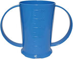 NRS Healthcare Blue Graduated 2 Handled Beaker or Cup