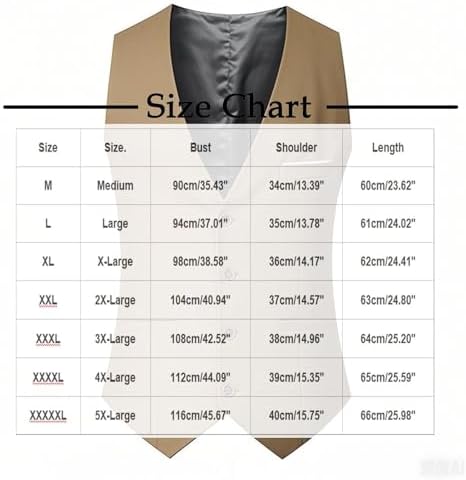 Men's Suit Vest Classic Business Slim Fit V Neck Dress Waistcoat Formal Wedding Prom Tuxedo Vest with Pocket