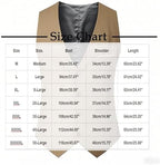 Men's Suit Vest Classic Business Slim Fit V Neck Dress Waistcoat Formal Wedding Prom Tuxedo Vest with Pocket
