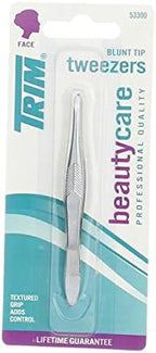 Trim Square Tip Tweezers, Pack of 2 , Precision Tips for Hair & Splinter Removal