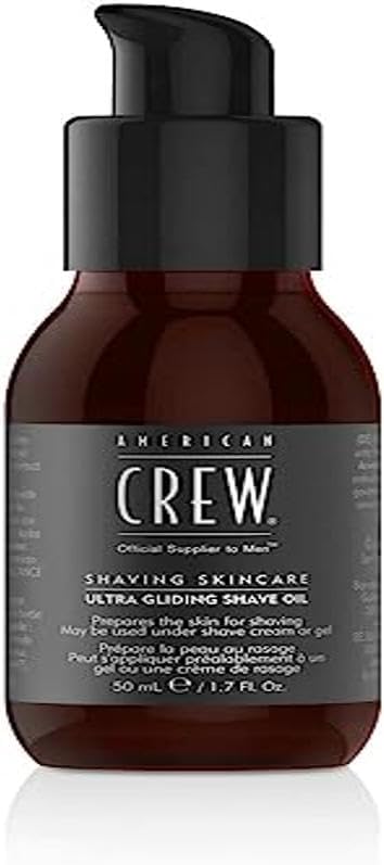 American Crew Shave Cream Oil, Ultra Gliding Shave Oil, 1.7 Fl Oz