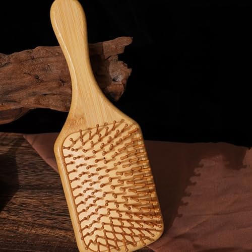 Air cushion massage, air cushion comb, home hairstyle, straight hair, big board head, wooden comb