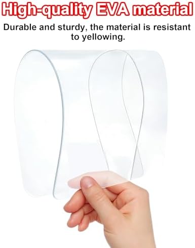 4Pcs Toilet Seat Splash Guard, Pee Shield & Urine Deflector for Boys, Anti-Splash Toilet Guard for Potty Training, Easy-to-Clean Portable Pee Deflector for Bathroom
