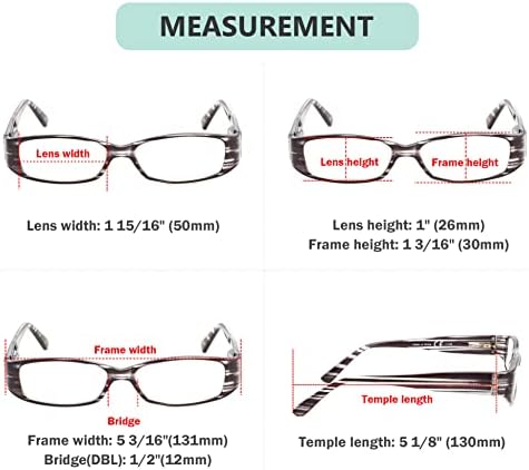 Eyekepper Spring Hinges Reading Glasses Readers with Genuine Austrian Crystals Women Grey +2.25