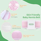 Umbilical Hernia Belt Baby Belly Button Band, Newborn Belly Wrap Truss, Infant Abdominal Binder for Children Kids, Adjustable Navel Belly Band Support Cord (Small)