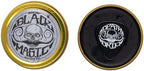 THE VINTAGE GROOMING CO. Black Mustache Wax | Black Magic Death Grip Moustache Wax | Hide Grey Hair In Beard Or Moustache | Extra Strong Hold Mustache Wax Unscented | 1 oz Tin Heat Source Required