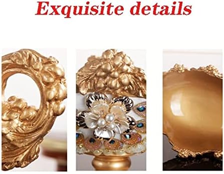 Fruit Bowls High-footed Fruit Tray Exquisite Storage Tray Retro Light Luxury Snacks Candy Storage Tray Home Decoration Fruit Bowl Decorative Fruit Basket