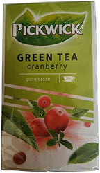 Pickwick Green Tea Cranberry - 20 Bags | Dutch Tea - 1.05 Ounce Total Weight