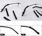 Premium Ultra Soft Anti Slip Silicone Eyeglass Temple Tips - 6 Pair Ear Grips Sleeve Retainer