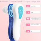 Beauty Star 7-Inch Scalp & Skin Analyzer with 50X/200X Dual Lenses, 4-Split View & 16GB Storage – HD Trichology Microscope Camera for Professional Salon, Head Spa, and Home Hair Follicle Health