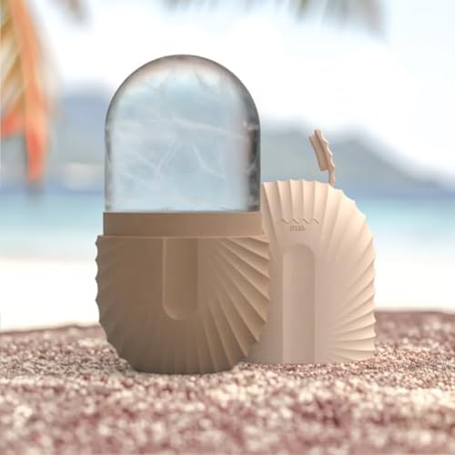 Ice Face Roller, Ice Roller for Face & Eye Puffiness Relief, Facial Massager Contour and Enhance Skin Care & Glow, Ice Facial Roller Mold Cube, Reusable & Leakproof,Facial Massage, Skin Care
