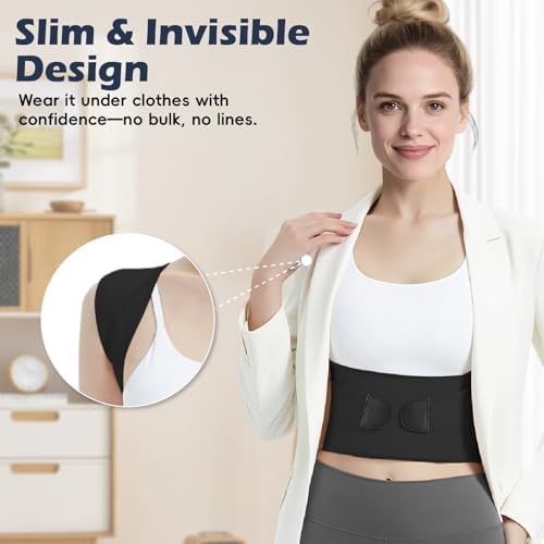 Posture Corrector for Women & Men, Full Back Brace Support with Adjustable Shoulder Straightener, Lower & Upper Back Pain Relief - Scoliosis, Hunchback, Spine Corrector (Black, Medium)