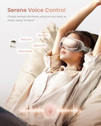 RENPHO Eyeris 3 Eye Massager with Heat and Cooling Voice Control, Mothers Day Birthday Gifts for Mom Women Men Her, FSA Eligible HSA Eye Mask for Migraine Relief, Eye Care Dry Eye Relax Reduce Strain