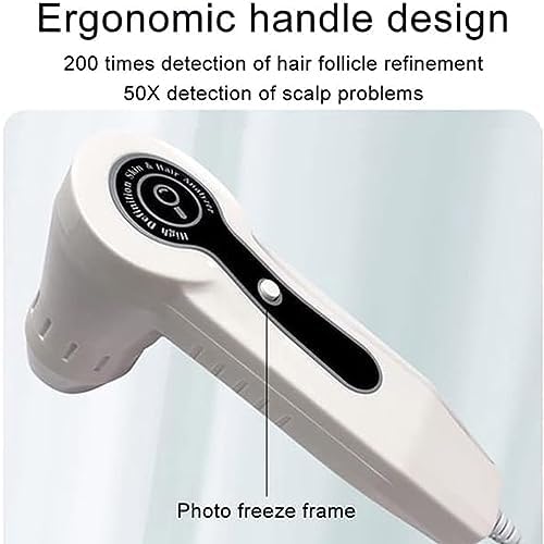 10 Inch LCD Scalp Detector Digital Hair Skin Analyzer Microscope for Hair Follicle Testing and Skin Analysis Magnifier