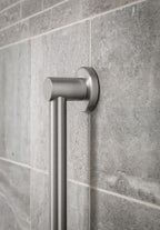 Moen YG0418BN Bathroom Safety 18-Inch Stainless Steel Modern Bathroom Grab Bar, Brushed Nickel