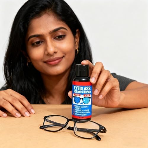 Glasses Lens Scratch Repair Kit - Scratch Remover For Glasses & Lenses, 2-in-1 Lens Scratches Repair Kit With Anti-Fog Coating, Optical Grade Polishing Paste For Eyeglasses, Sunglasses
