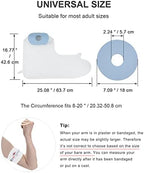 CureSquad Cast Covers for Shower Arm, Waterproof Cast Cover Arm Adult, Soft Comfortable Cast Protector for Shower, Reusable Elastic Cast Bag for Bandage, Wound Care Supplies, After Surgery Gifts