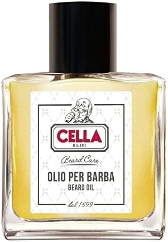 Cella Milano Beard Oil, 50 ml., Made in Italy, Shines, Conditions and Tames your Beard and Mustache.