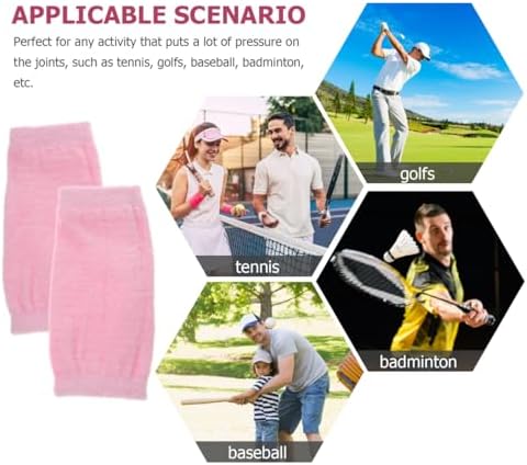 Healifty 2 Pairs Gel Elbow Moisturizing Sleeves for Women Soft Elbow Cover Pads for Dry Cracked Softening Skin Care SPA Heel Socks Breathable Brace Protection for Reduce Calloused Wear