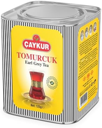 ÇAYKUR Earl Grey Tea Tomurcuk, Tea Buds, Loose Leaf with Natural Bergamot Aroma, Flavor Enhancer Young leaves Black Tea 125gr / 4.4 oz (Pack of 3)