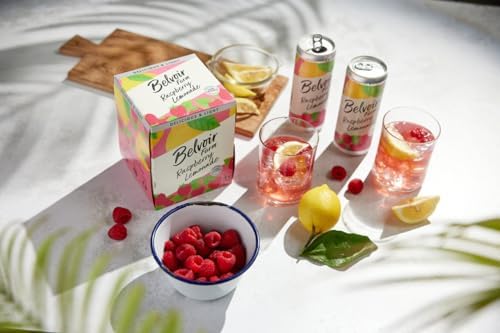 Belvoir Farm - Delicious & light Raspberry Lemonade, 4 x 330ml