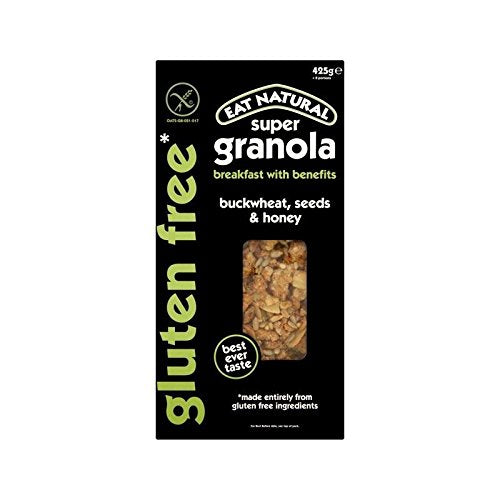 Eat Natural Gluten Free Buckwheat & Honey Super Granola 425g