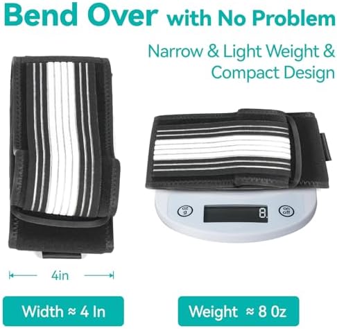 Lightweight Back Brace for Lower Back Pain Under Clothes - Relief from Sciatica, Hip and Spine Pain - Breathable & Adjustable Lumbar Support Belt for Home, Work and Exercise - Suitable for Women&Men