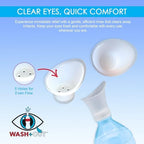 WASH+OUT Eye Wash Cup – Portable Eyewash Device – Emergency Eye Wash Cup that Screws on to Most Water Bottles and Flushes Eyes in Seconds - 3 Pack