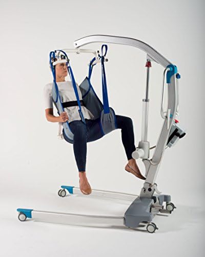 Patient Aid Toileting Sling with Color-Coded Lifting Straps, 85-125 lbs Capacity, Padded Patient Lift, Full-Body Hoist & Lower Back Support - Patient Aid Sling