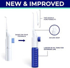 Oravix Dental Water Flosser, Tonsil Stone Remover, Gentle Oral Irrigator for Sensitive Teeth and Gums, Kids Manual Water Flosser, No Electricity or Batteries